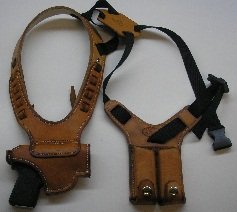 Quick Draw Shoulder Holster for Compact Automatic Pistol