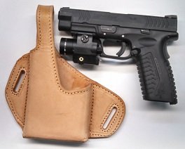 Side Arm Holster with Tactical Light